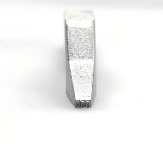 Bent Stamp Specialized for Ring Inside Stamping “999” -Metal Design Stamp - Memk-9025