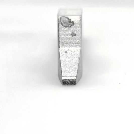 Bent Stamp Specialized for Ring Inside Stamping “9999” -Metal Design Stamp - Memk-9027