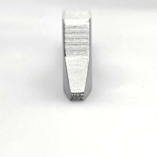 Bent Stamp Specialized for Ring Inside Stamping “21K” -Metal Design Stamp - Memk-9009