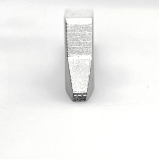 Bent Stamp Specialized for Ring Inside Stamping “950” -Metal Design Stamp - Memk-9023
