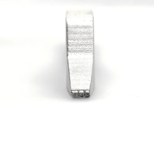 Bent Stamp Specialized for Ring Inside Stamping “9CT” -Metal Design Stamp - Memk-9001
