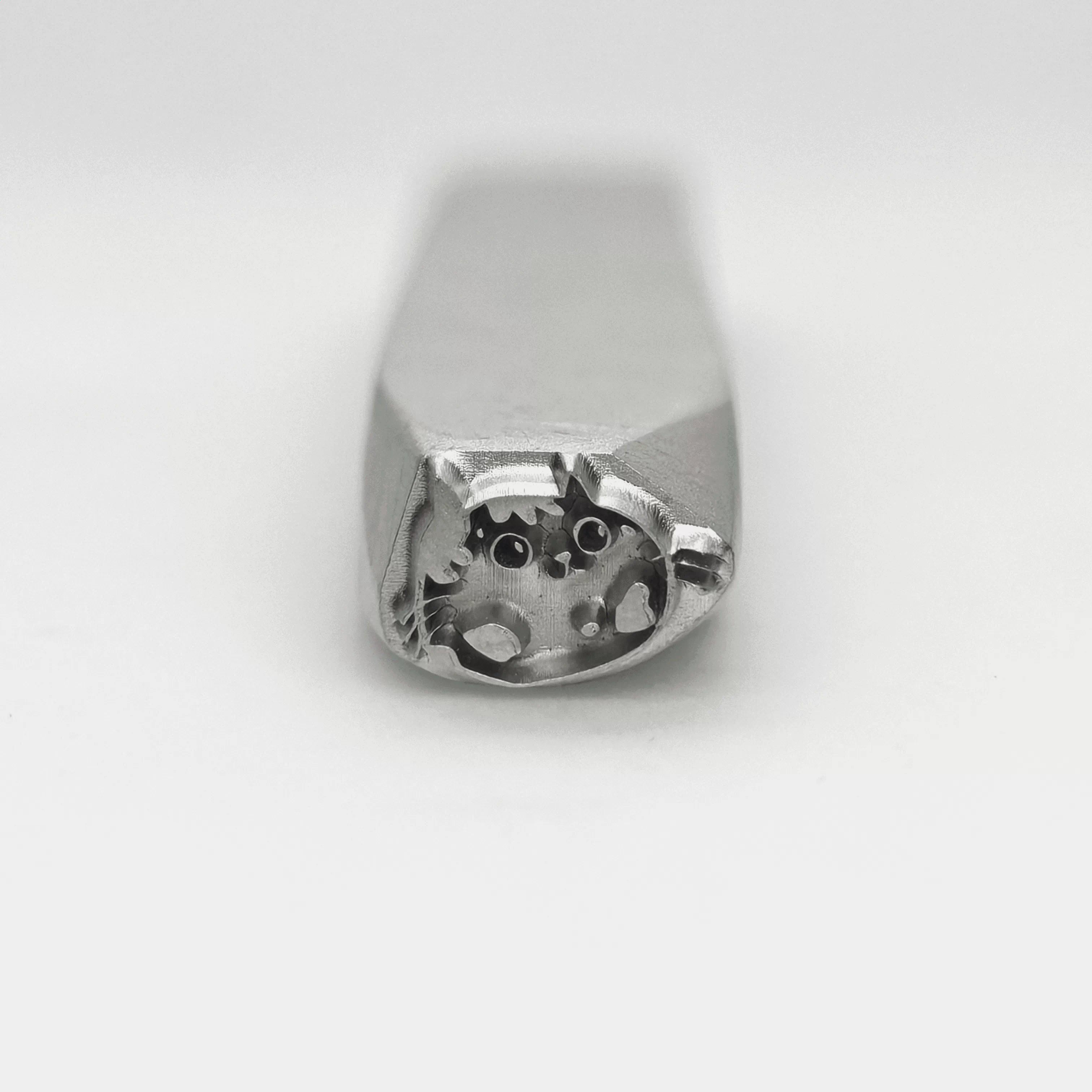 Metal stamping tool with cartoon cat