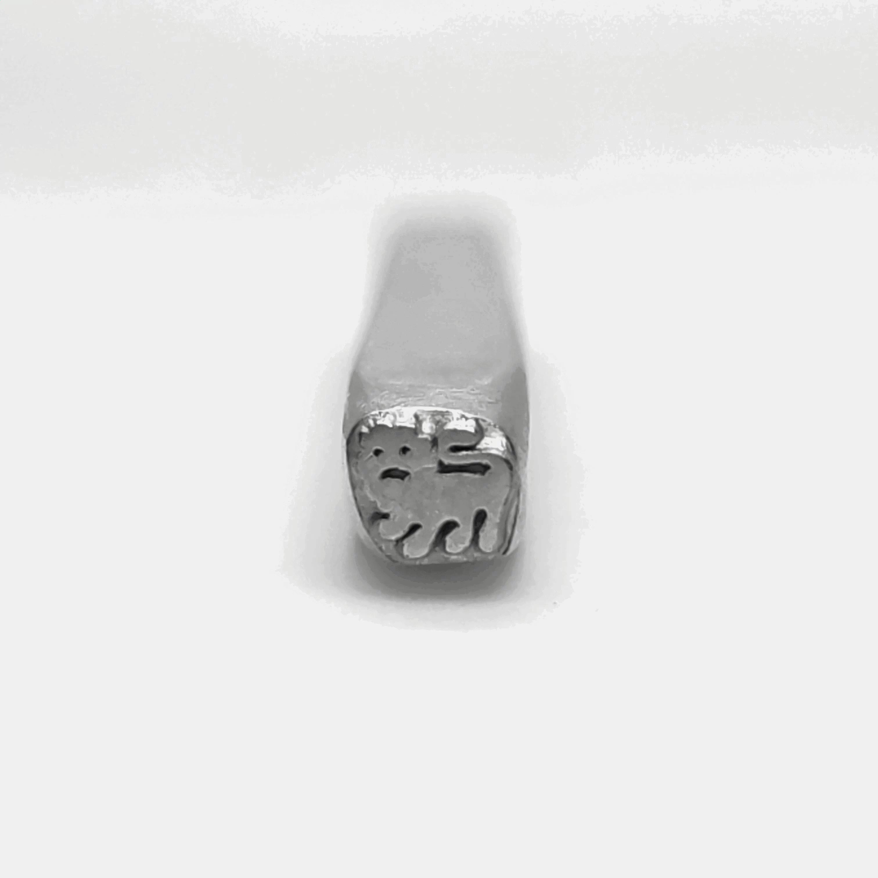 Metal stamping tool with cartoon lion