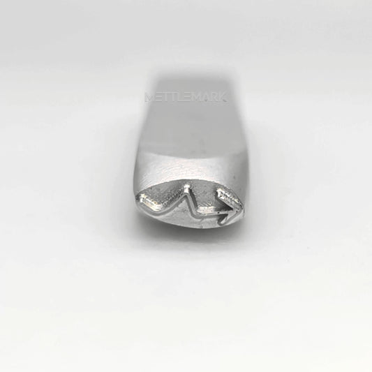 Custom Metal Design Stamp Arrow Symbols used for Highlighting - Memk-0977