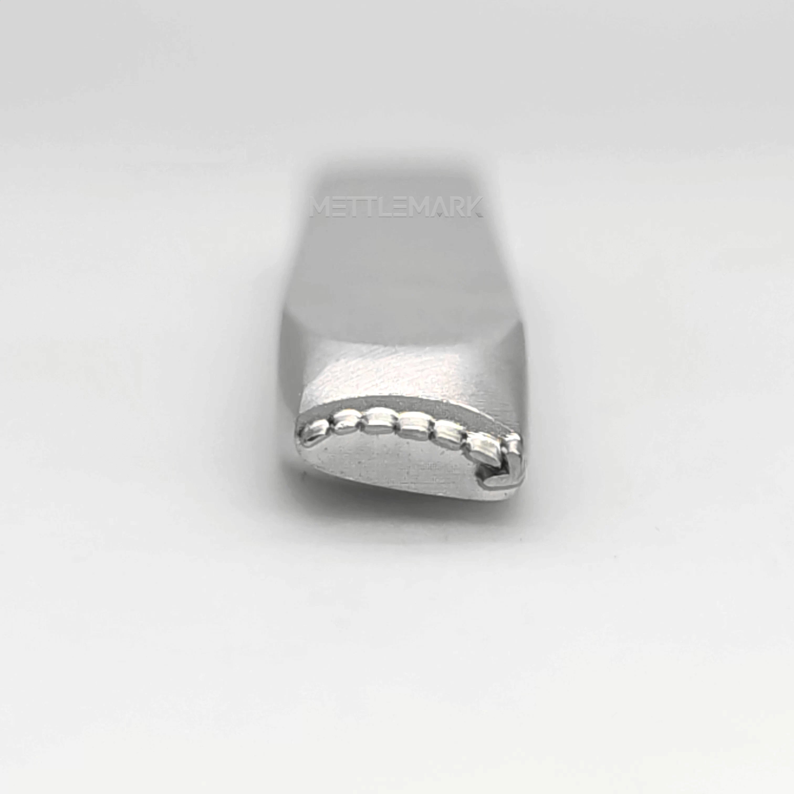 Custom Metal Design Stamp Arrows Dotted Line & Arrow - Memk-0983