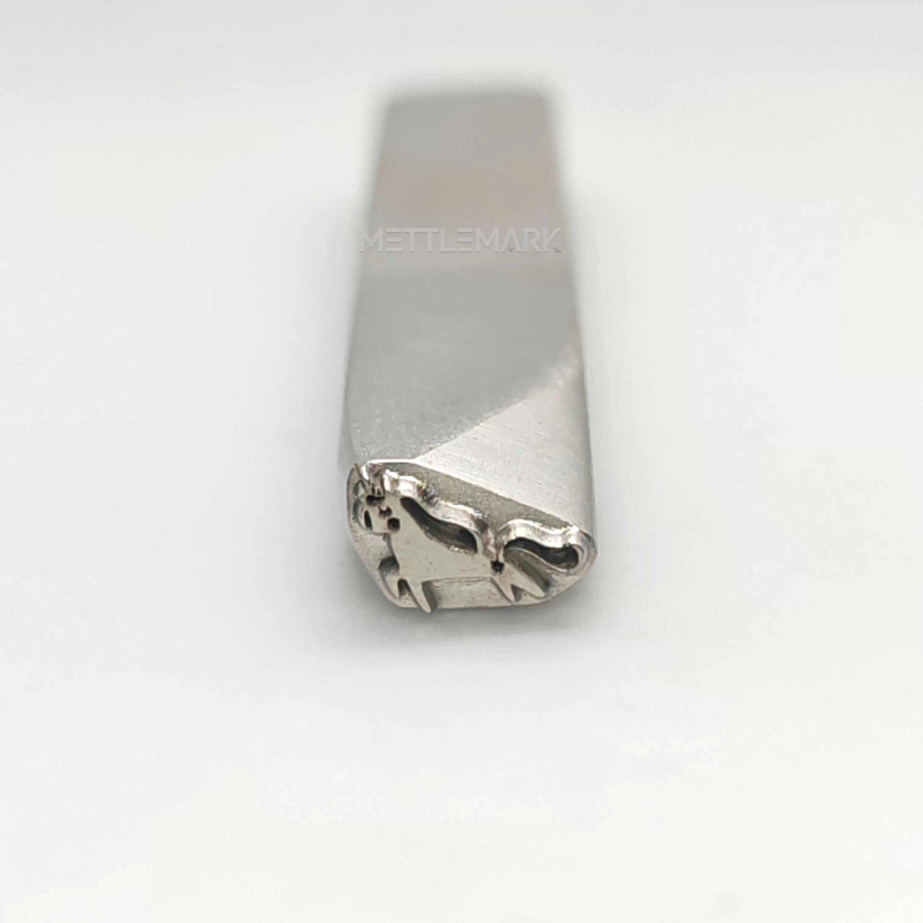 Metal stamping tool with BirthdayRainbowLittleWhiteHorse