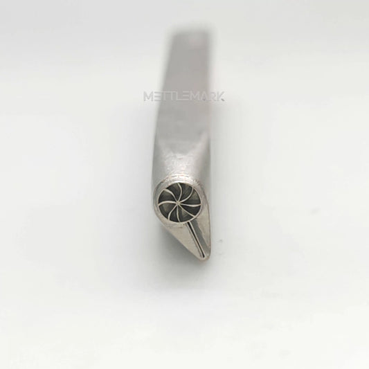 Custom Metal Design Stamp Birthday Small Windmill- Memk-0834