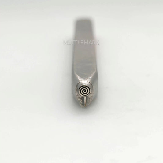 Custom Metal Design Stamp Birthday Spiral Lollipop - Memk-0857