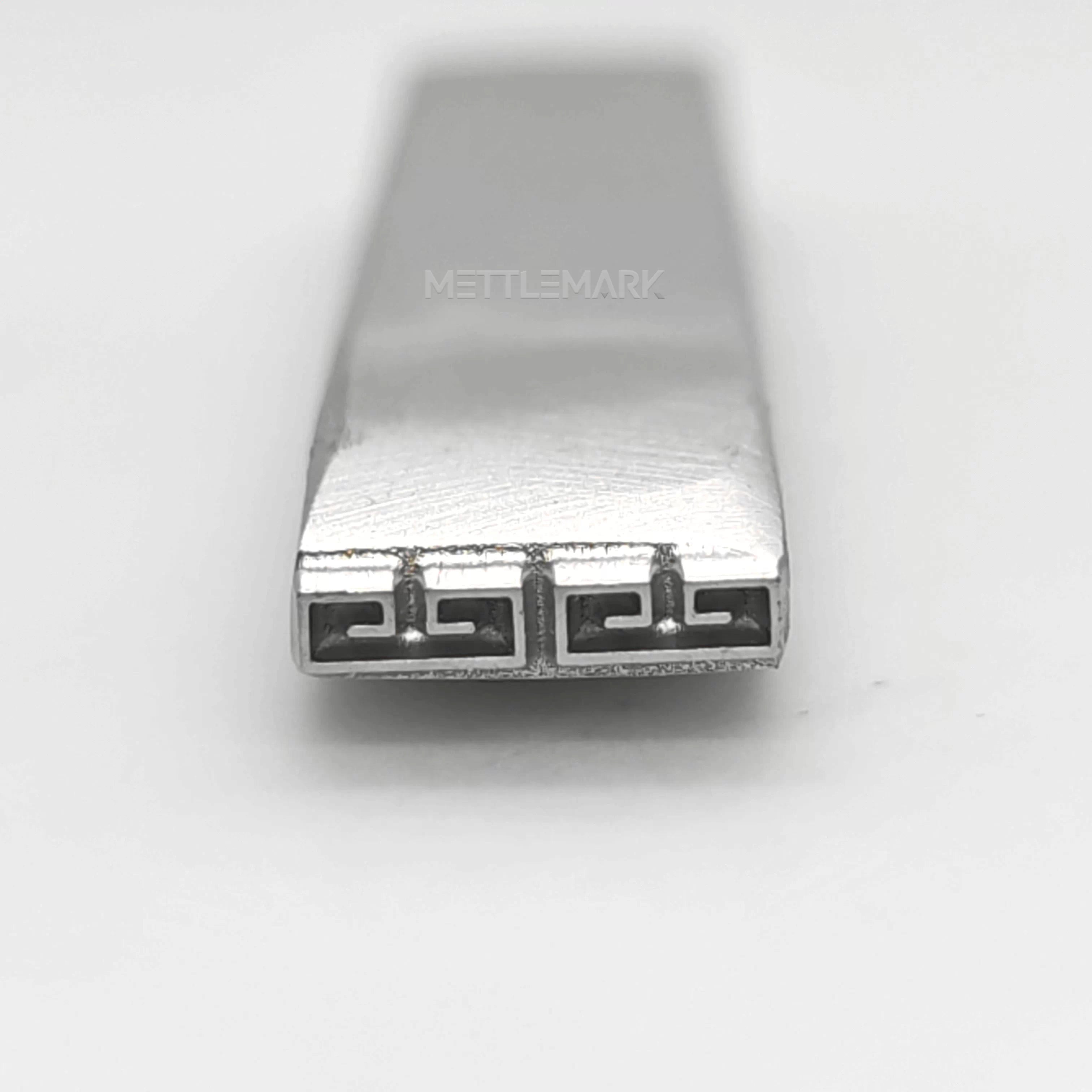 Metal stamping tool with BordersCityWallPattern