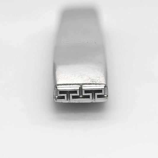 Custom Metal Design Stamp Borders Be Like a City Wall Pattern - Memk-1107