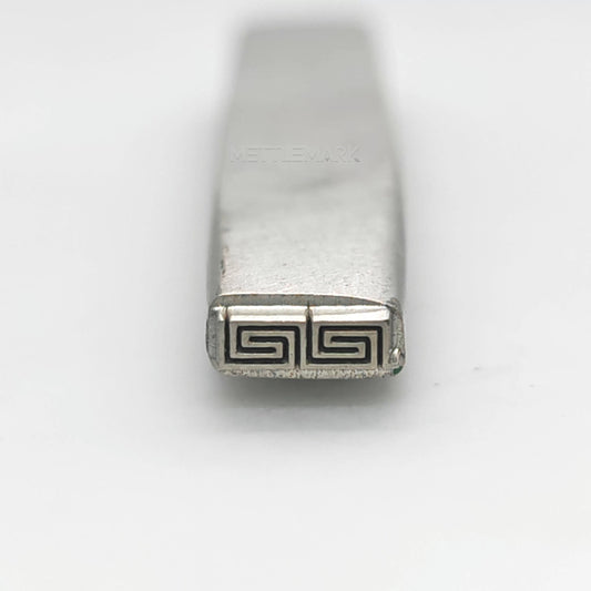 Custom Metal Design Stamp Borders Be Like Handshake Pattern - Memk-1111