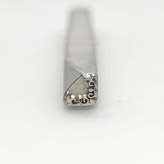 Custom Metal Design Stamp Borders Style Decorative Pattern with Right-angled Shape - Memk-1122