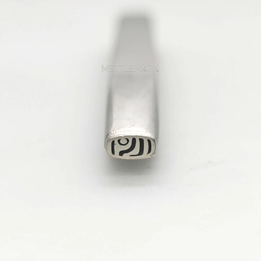 Custom Metal Design Stamp Tibet & Dzi Beads - Memk-1102