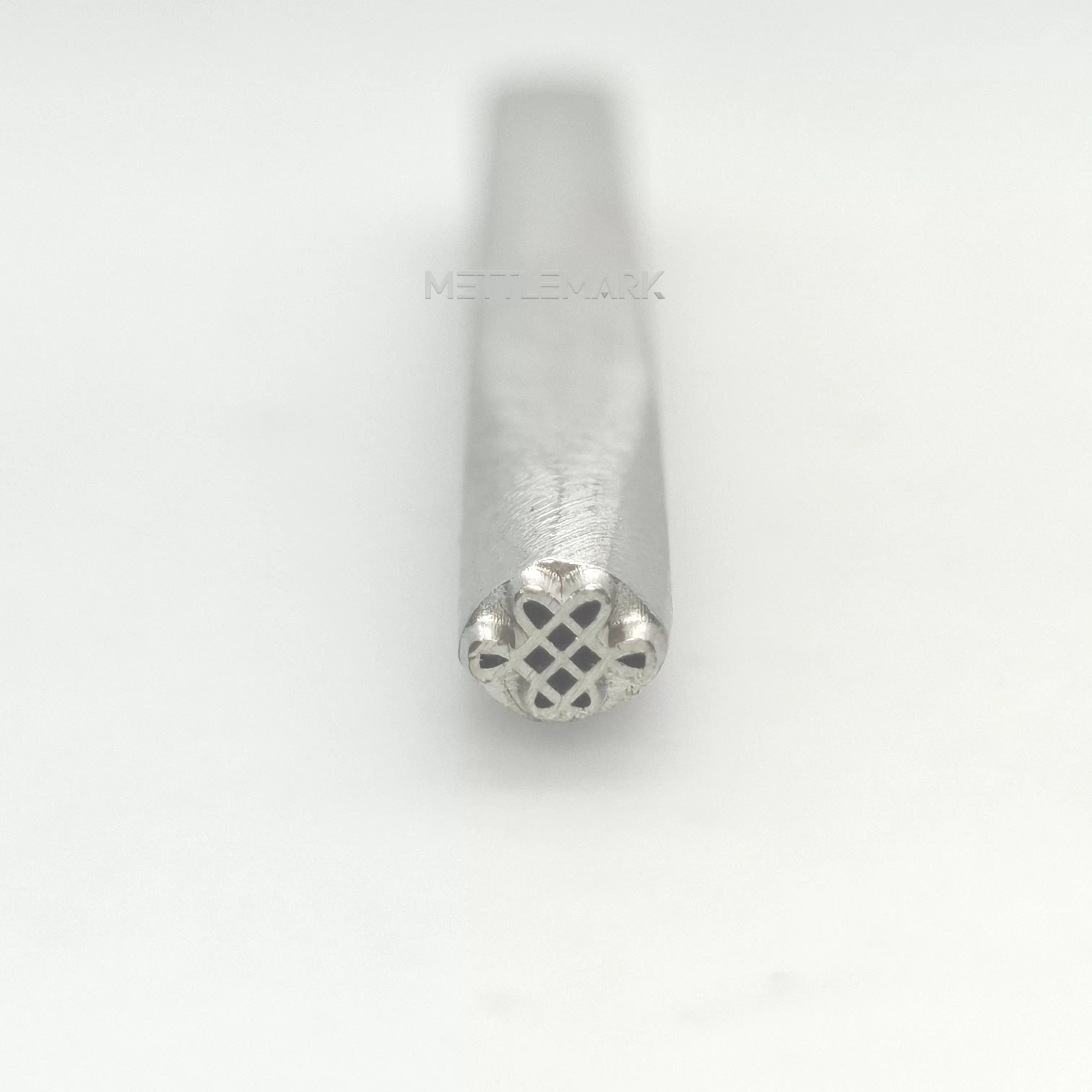 Custom Metal Design Stamp Auspicious Knot - Memk-0273