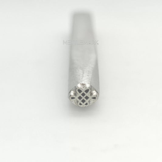 Custom Metal Design Stamp Auspicious Knot - Memk-0273