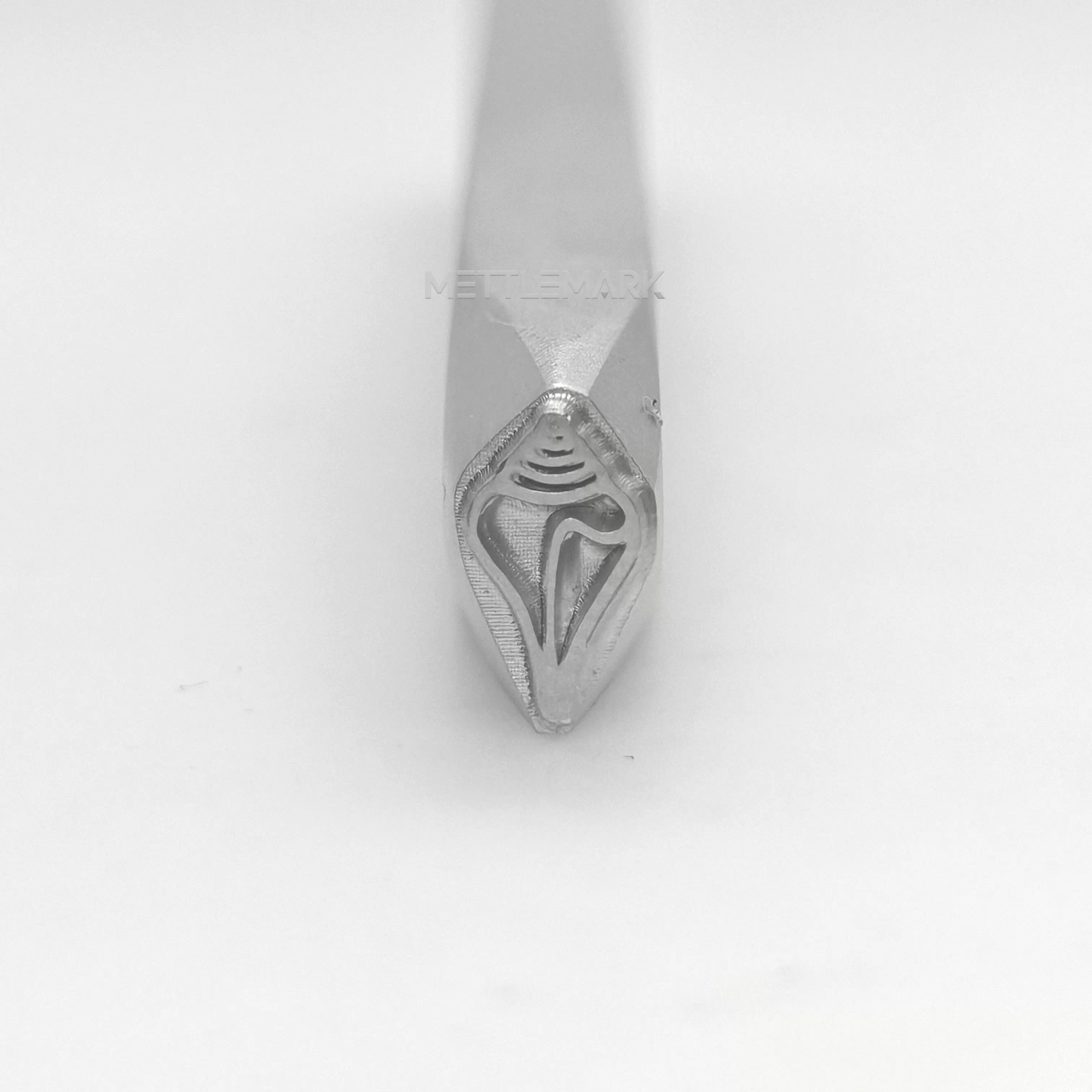 Metal stamp with Buddhism Dharma Conch
