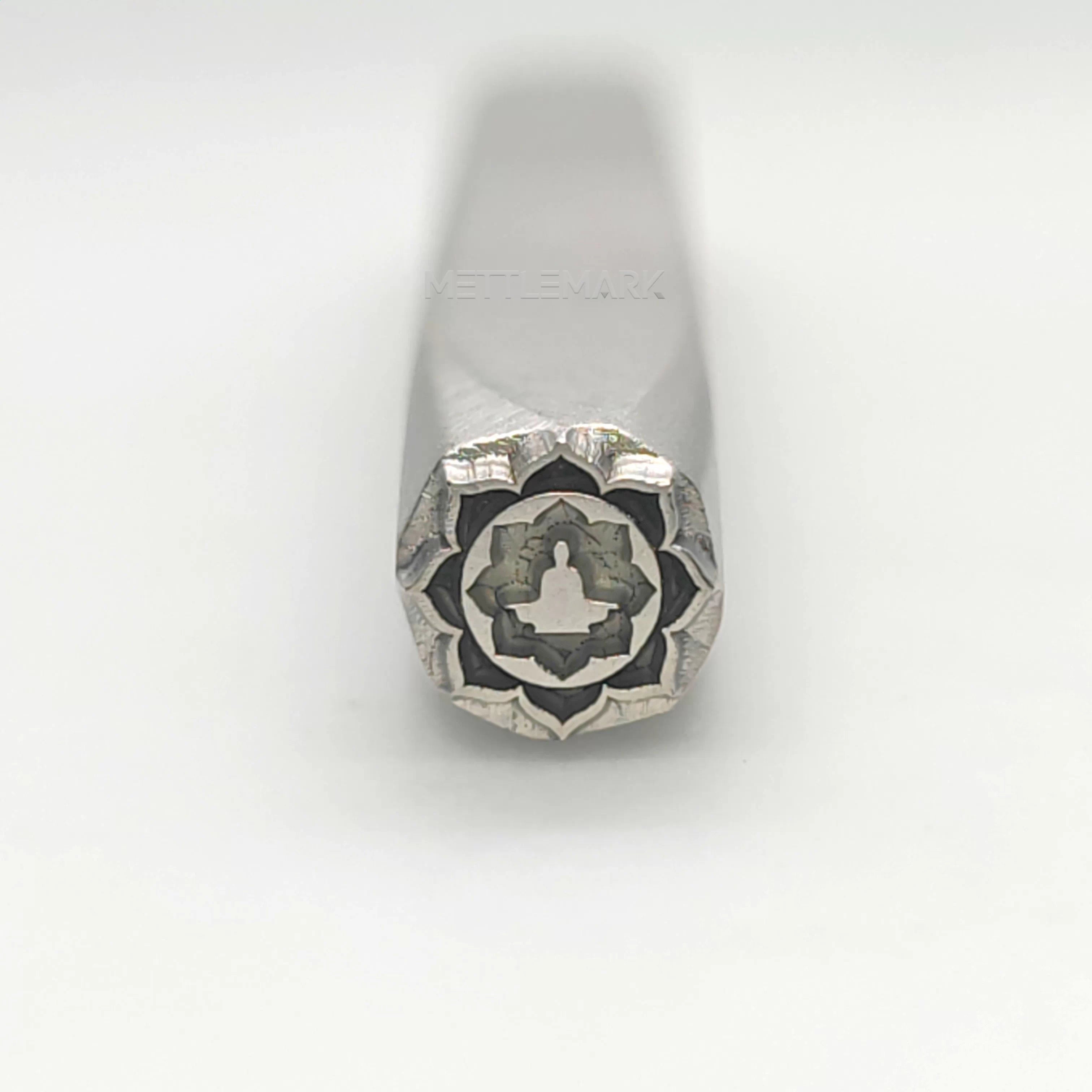 Metal stamp with Buddhism Victory Banner Tibetan Buddhism