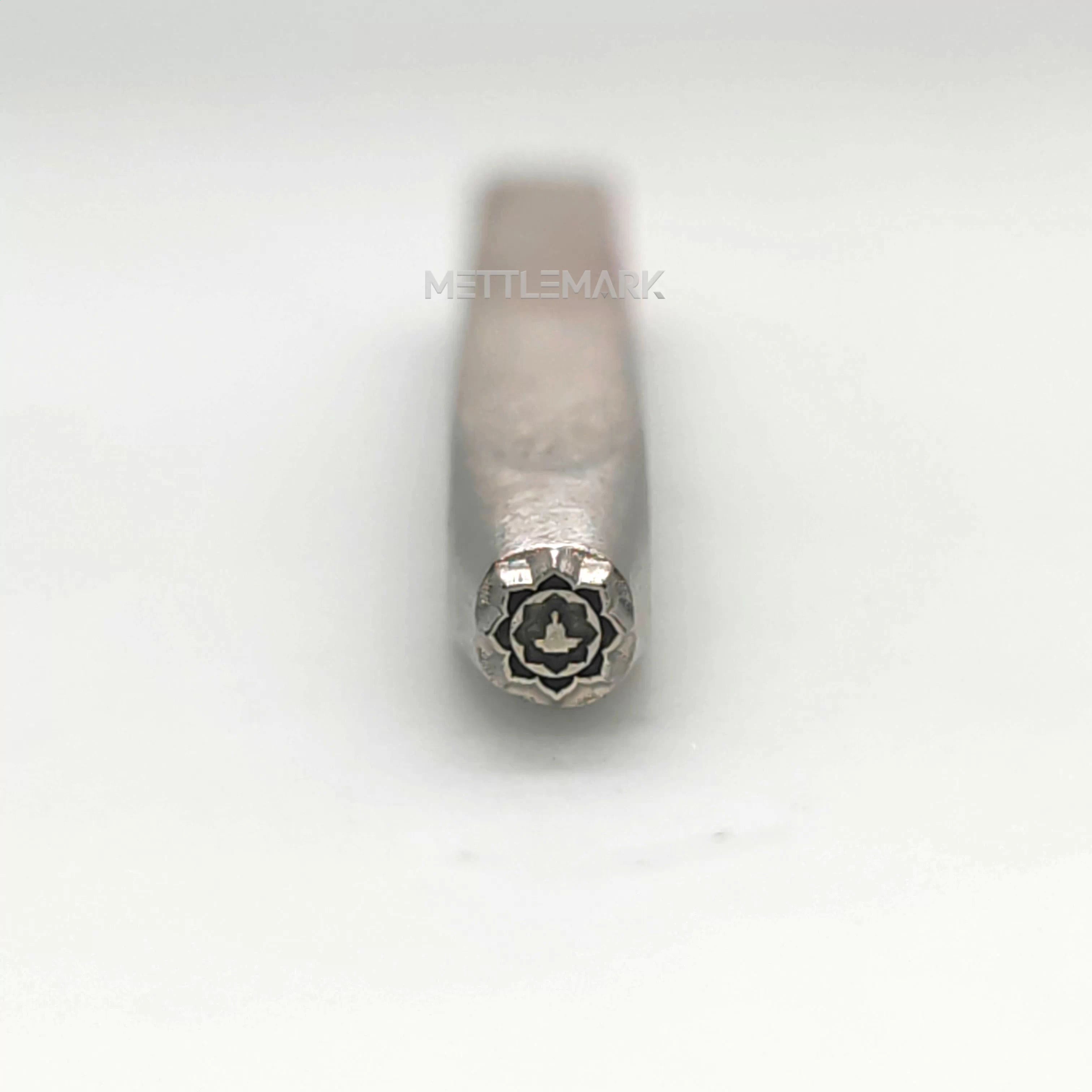 Metal stamp with Buddhism Victory Banner Tibetan Buddhism