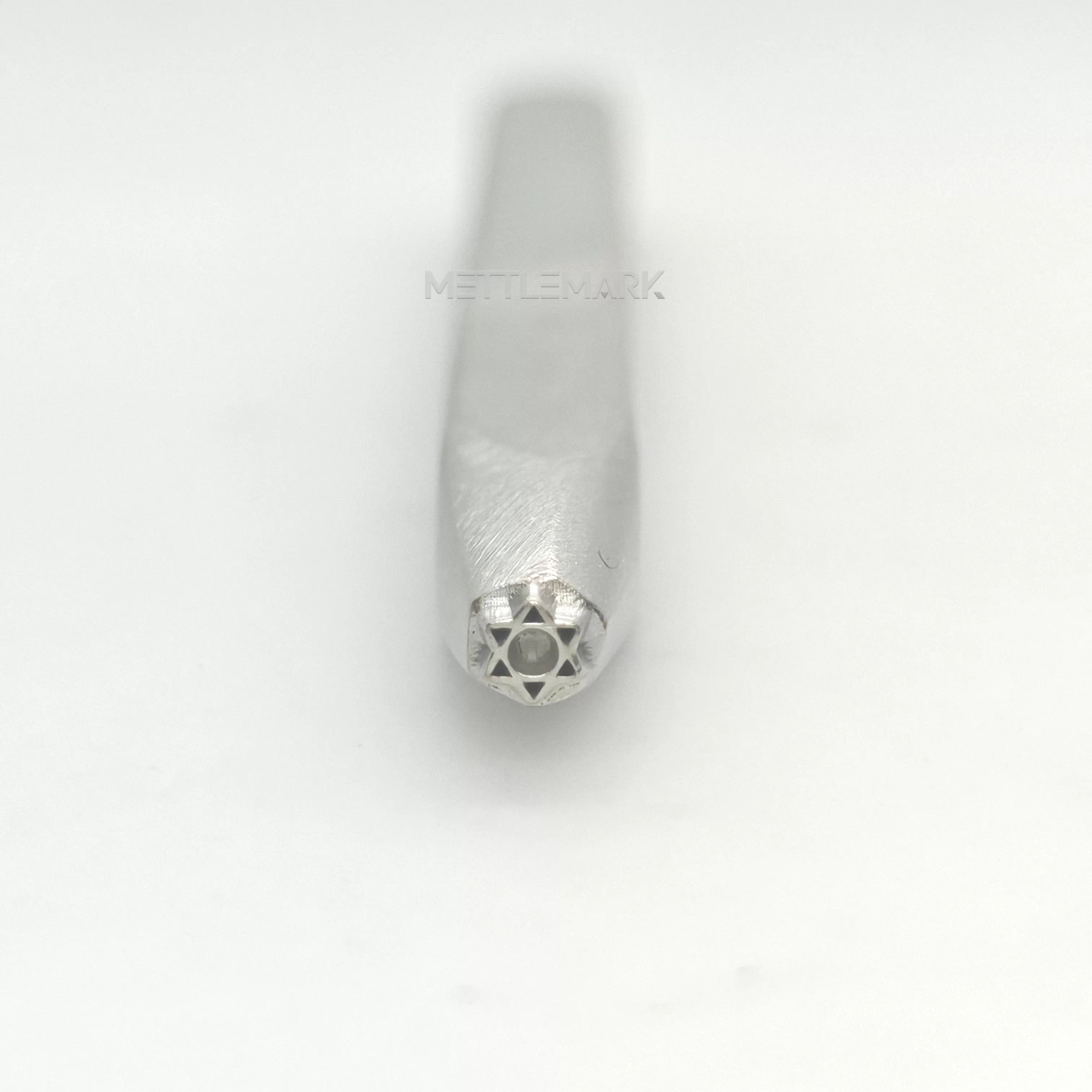 Metal stamp with Buddhism Six-PointedStar