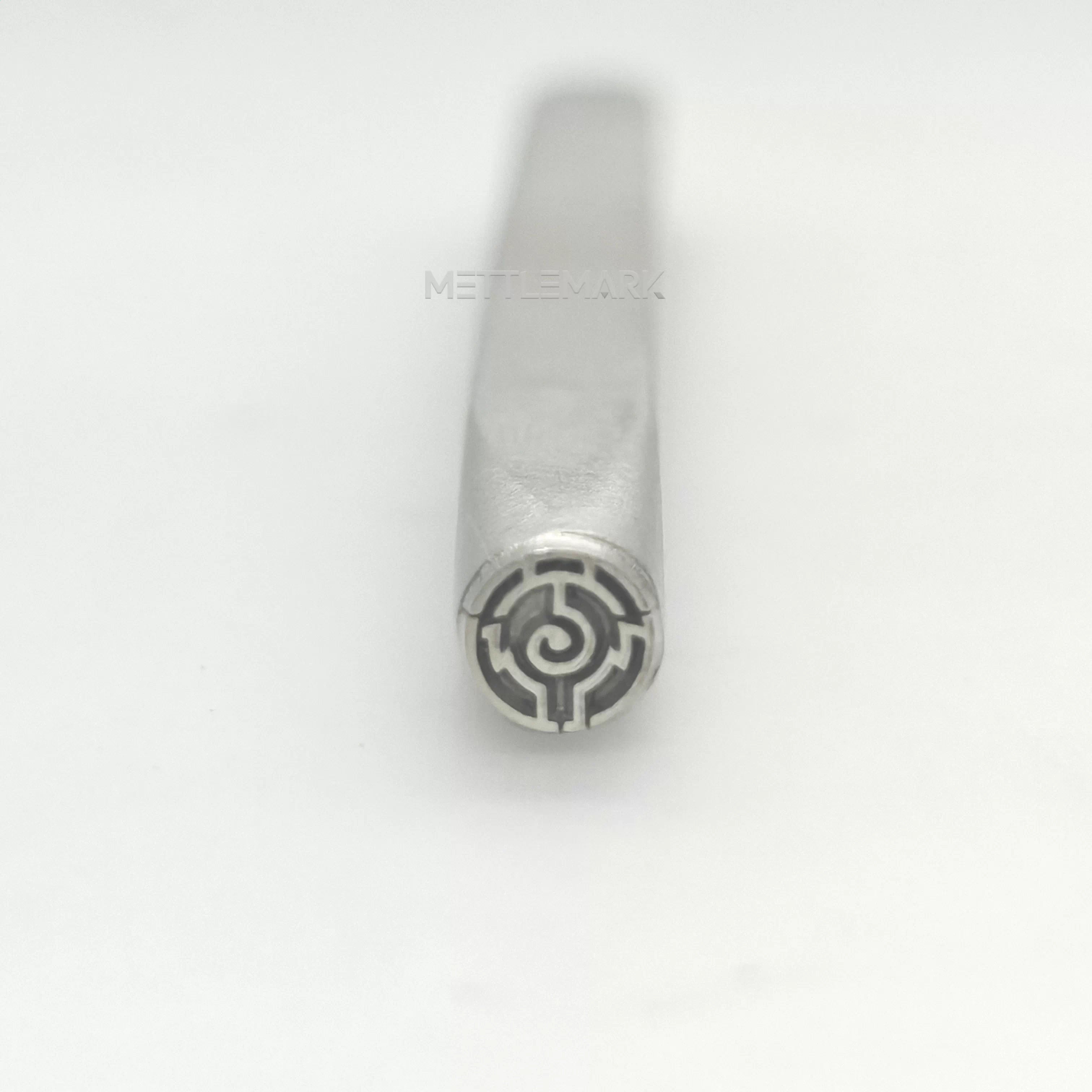 Metal stamp with Metal stamp with Buddhism Swirl Pattern