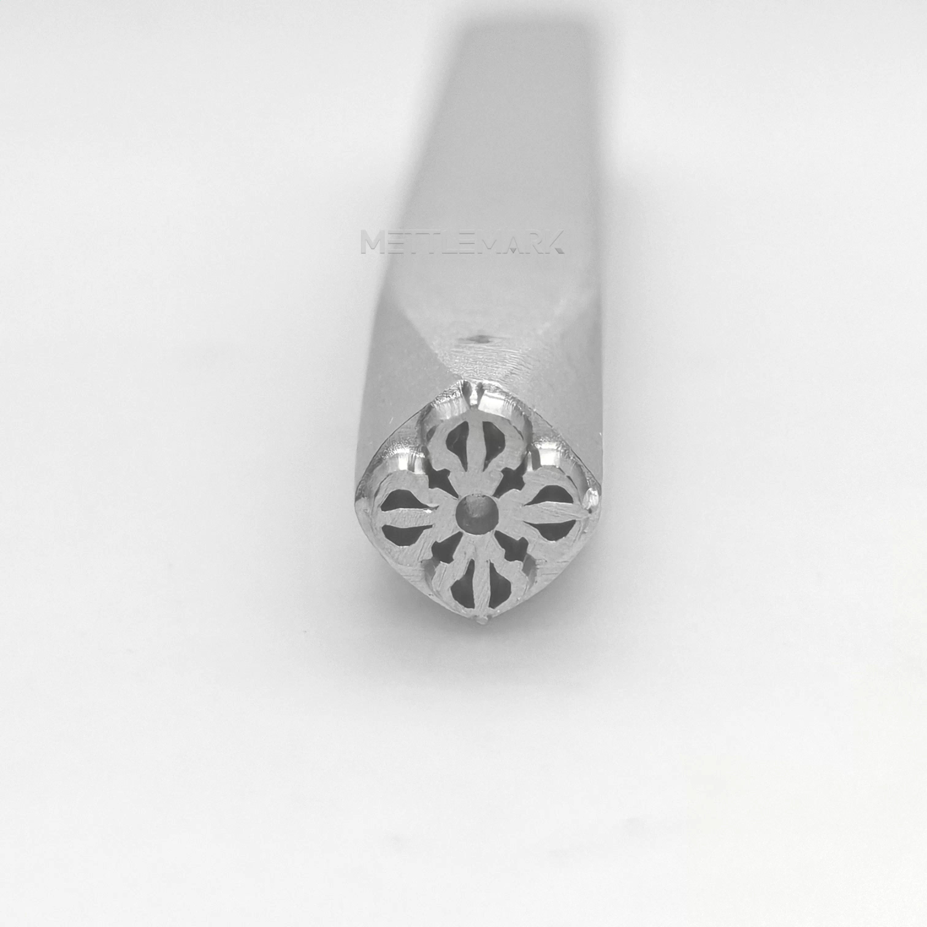Metal stamping tool with Buddhism sign