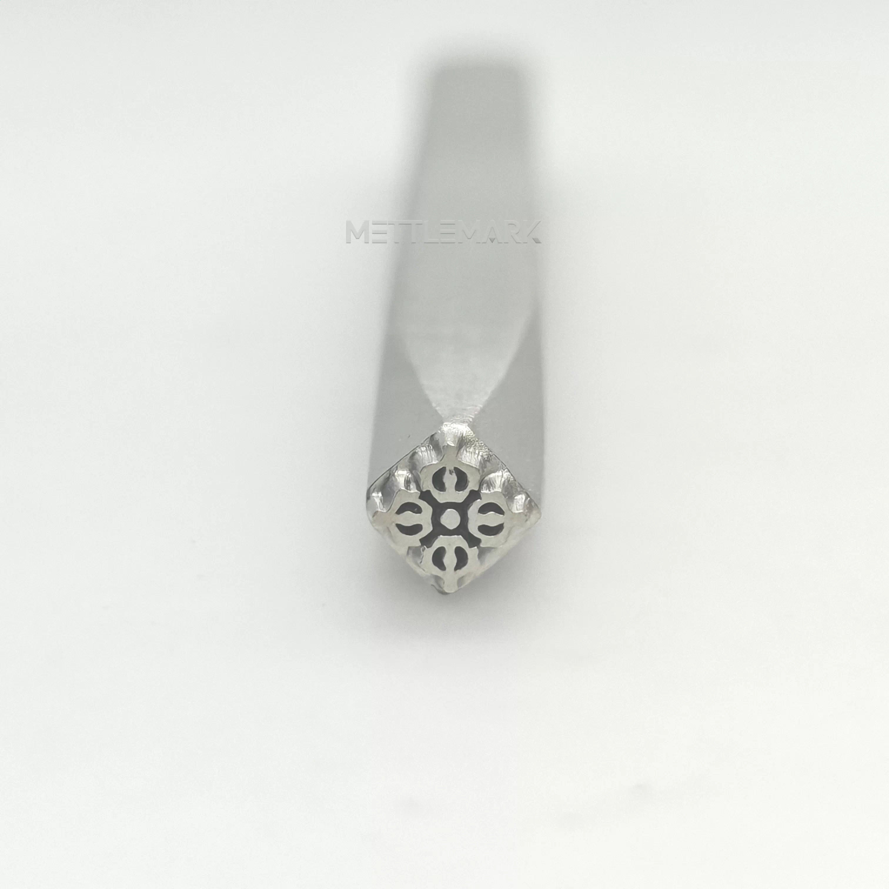 Metal stamping tool with Buddhism sign