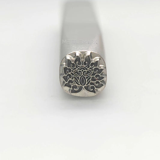 Custom Metal Design Stamp Wishful Lotus - Memk-0274