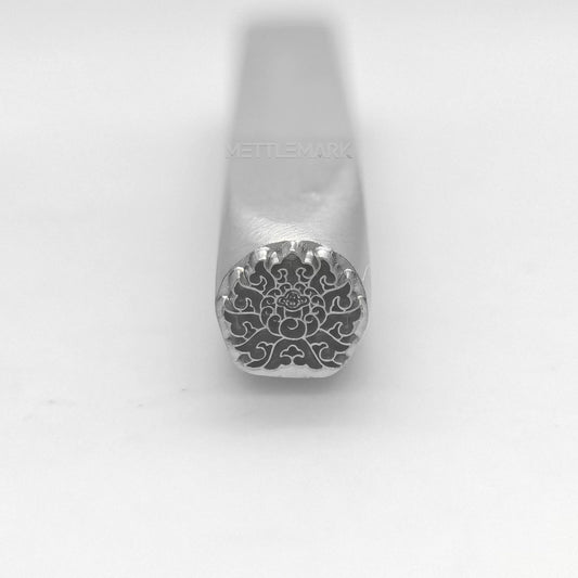 Custom Metal Design Stamp Buddhism Wishful Lotus - Memk-0276