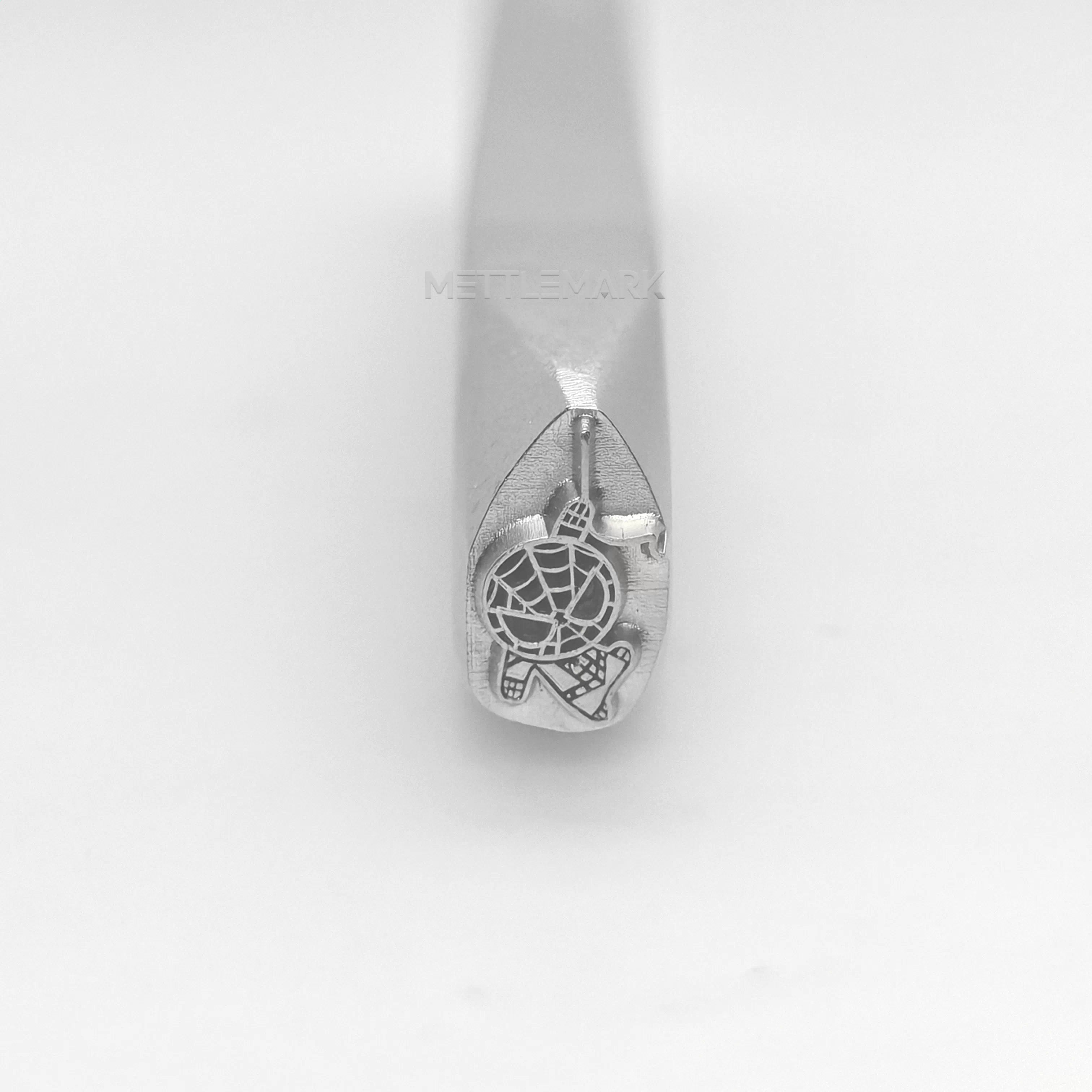 Metal stamping tool with Cartoon Spider-Man