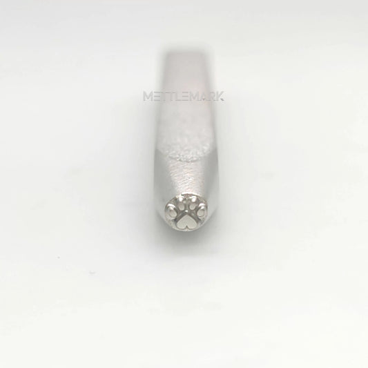 Custom Metal Design Stamp Cat Claws like A Heart Shape- Memk-0805