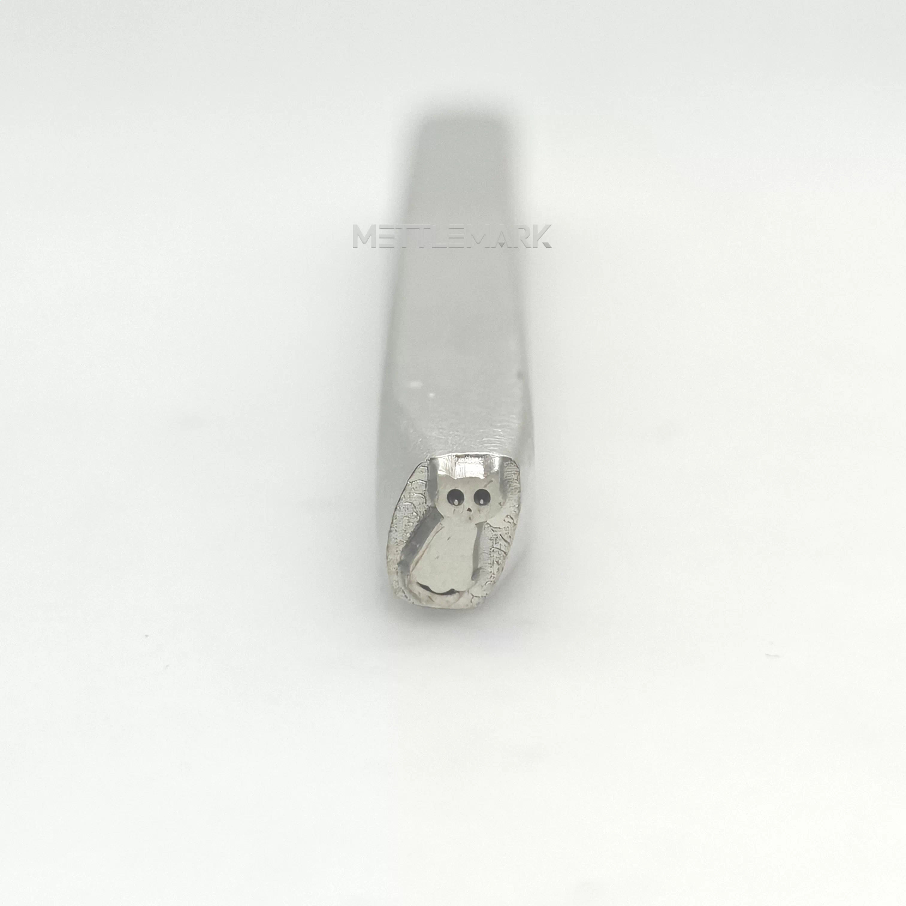 Metal stamping tool with animal CatCuriousCuteKitten