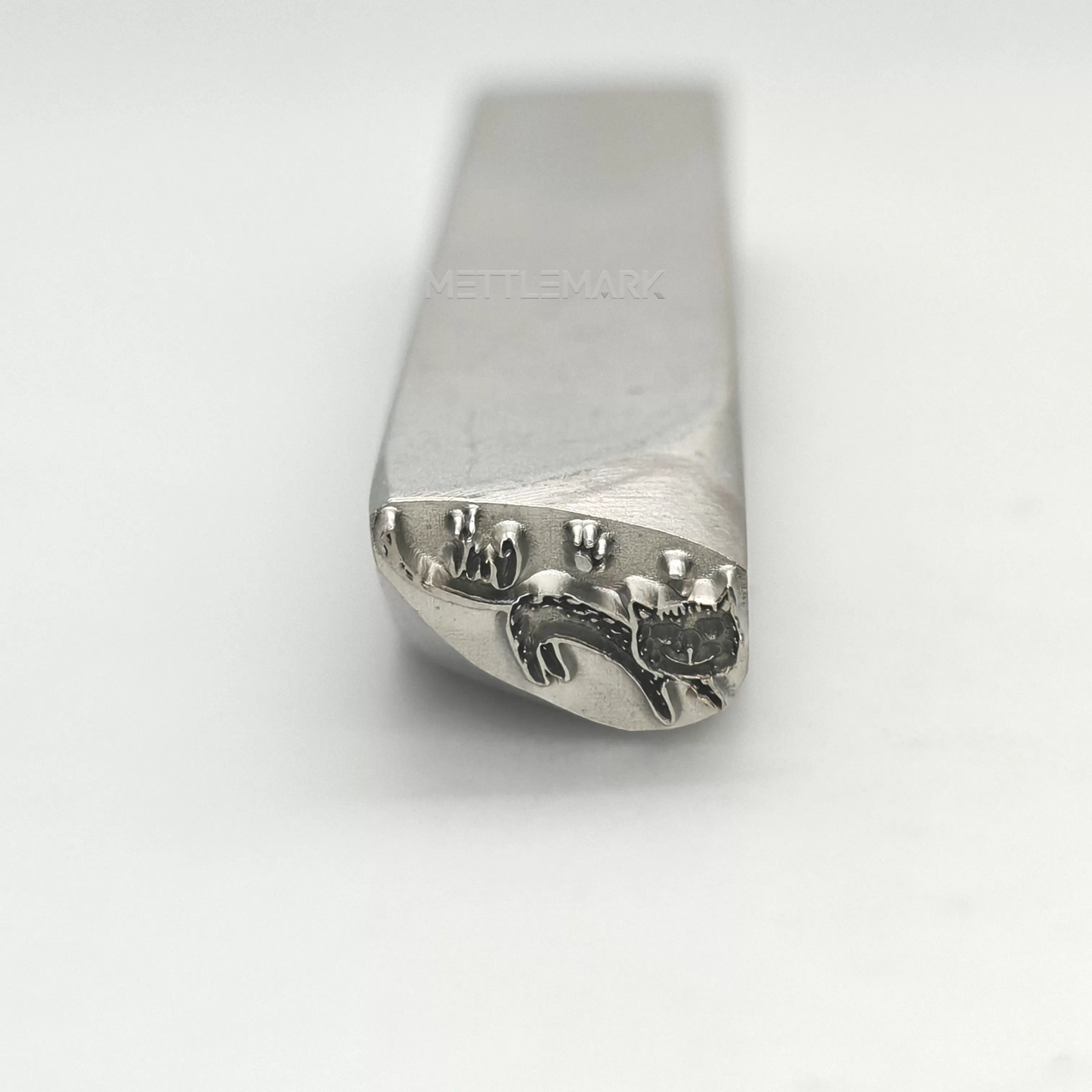 Metal stamping tool with CatJumpingAndPlayingKitten