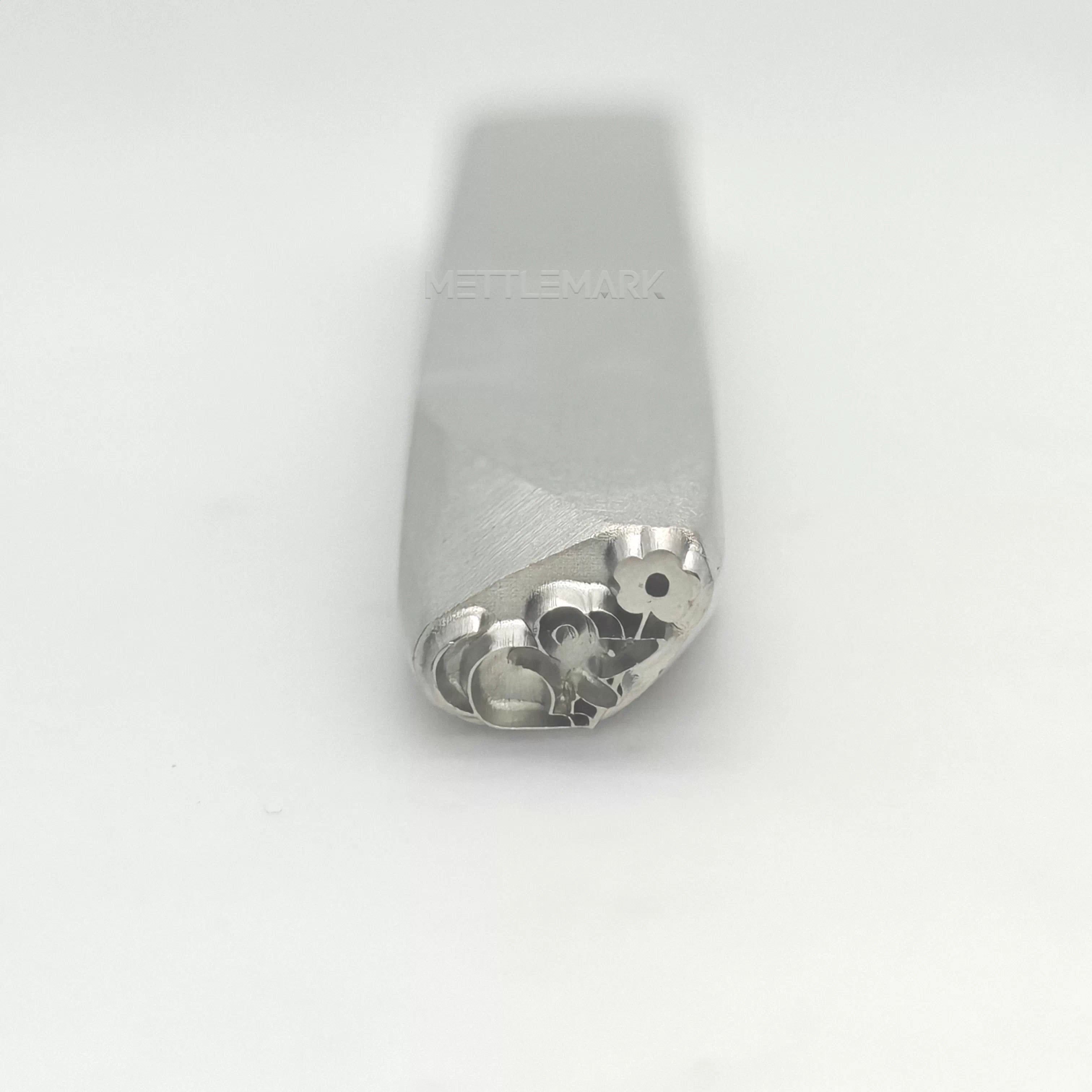 Metal stamping tool with CatMouseHoldingFlowers