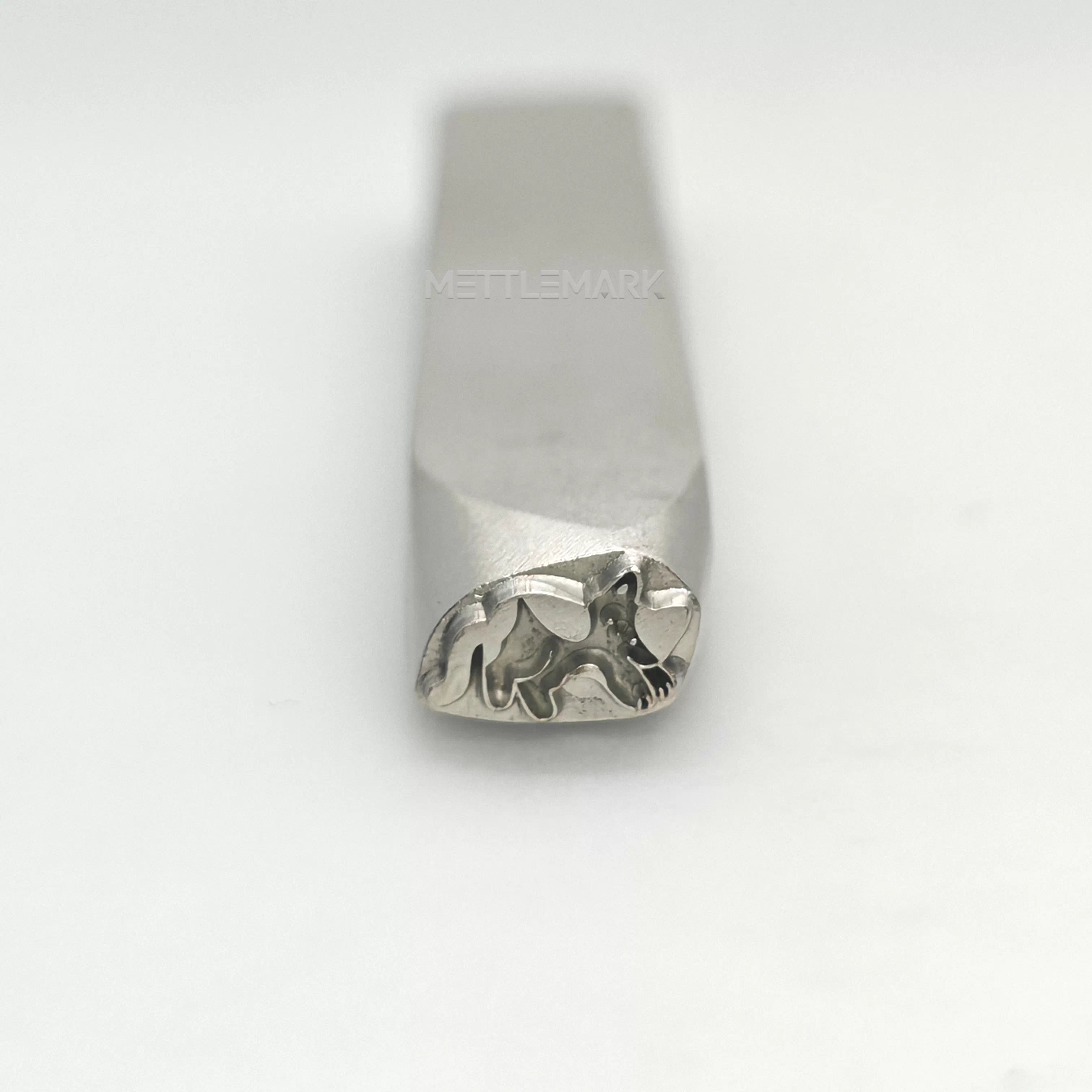 Metal stamping tool with animal CatRunningKitten