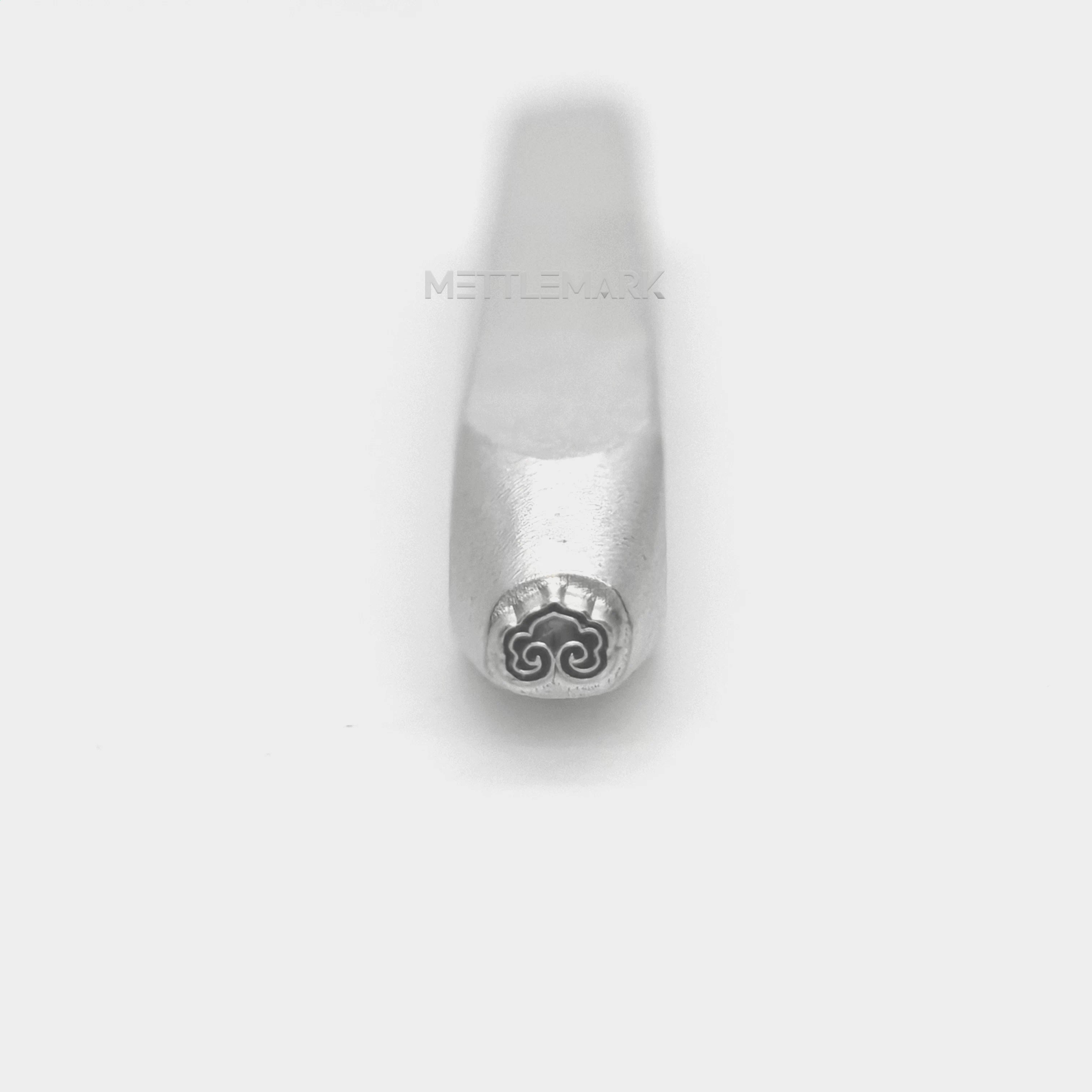 Metal stamping tool with ChineseElements AuspiciousClouds