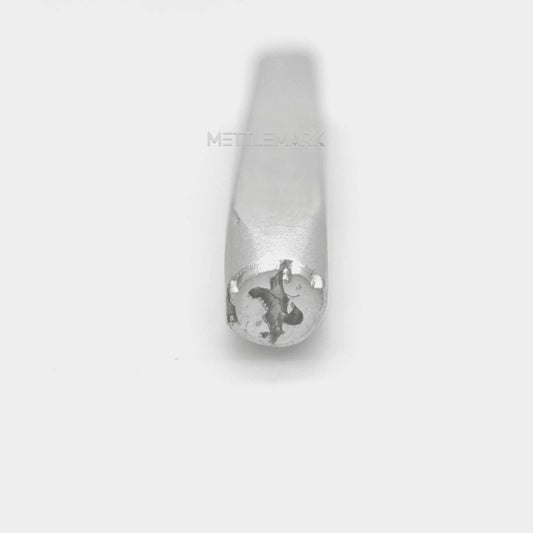 Custom Metal Design Stamp Bio-fishes - Memk-0192