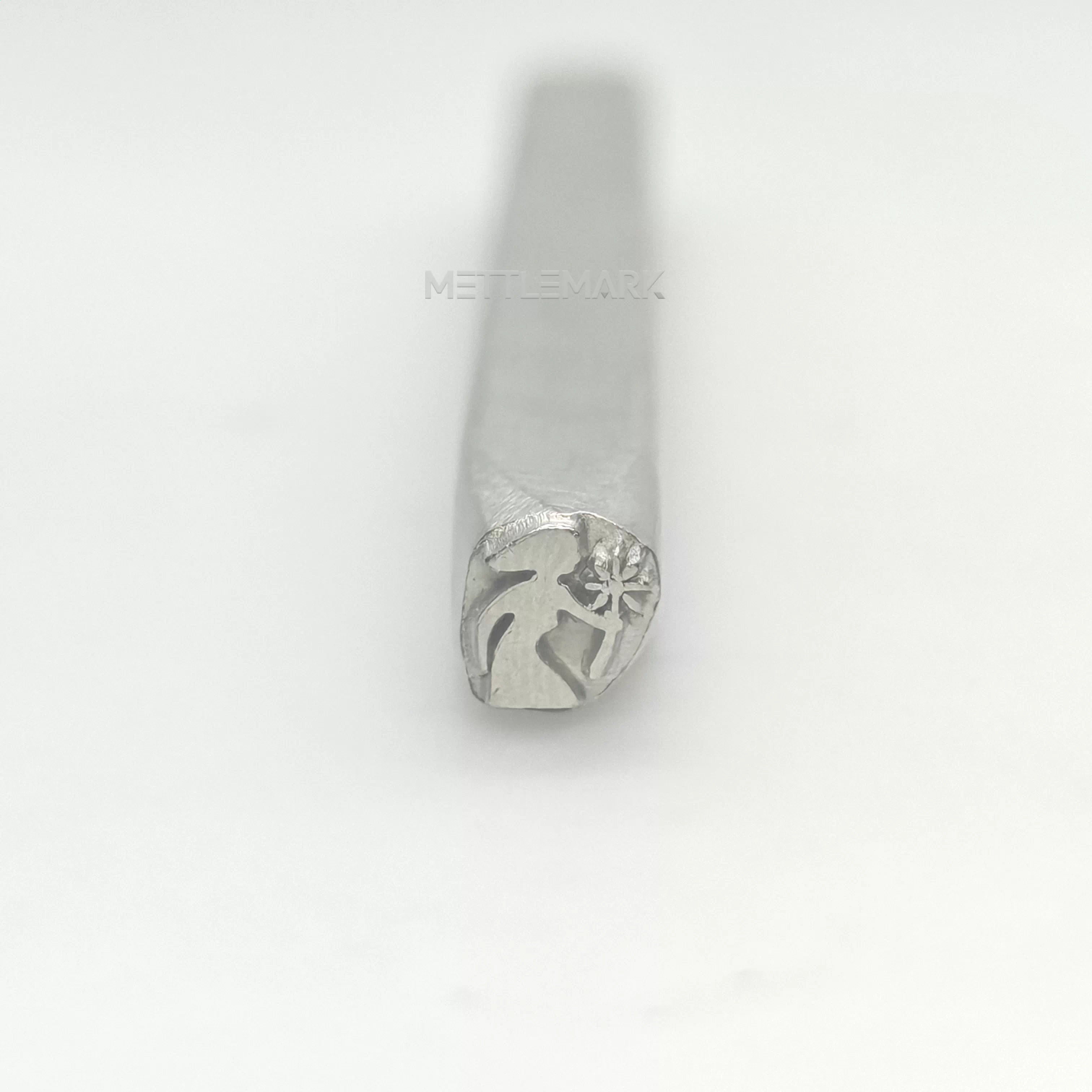 Metal stamp with Flowers Women
