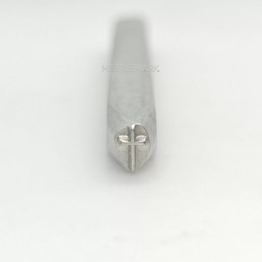 Custom Metal Design Stamp Cross Symbol - Memk-0435
