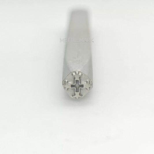 Custom Metal Stamp Cross Cross 2 Symbol Metal Design Stamp - Memk-0436