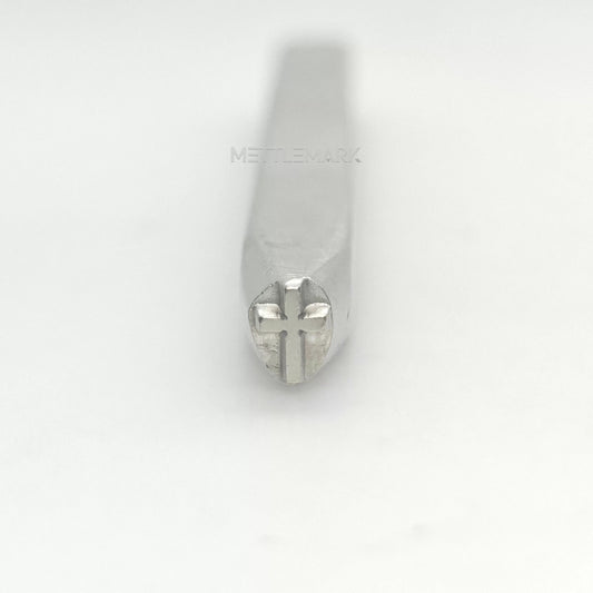 Custom Metal Design Stamp Cross Symbol - Memk-0438