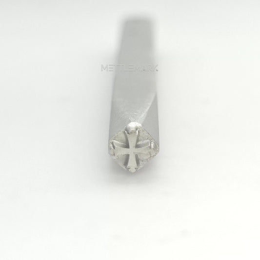 Custom Metal Design Stamp Gothic Cross - Memk-0442