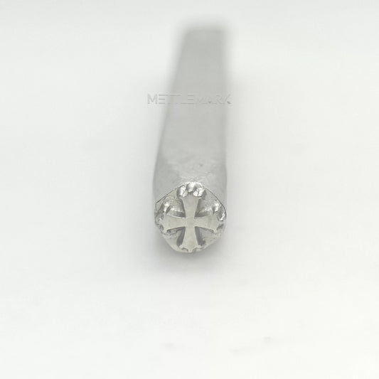 Custom Metal Design Stamp Gothic Cross - Memk-0448