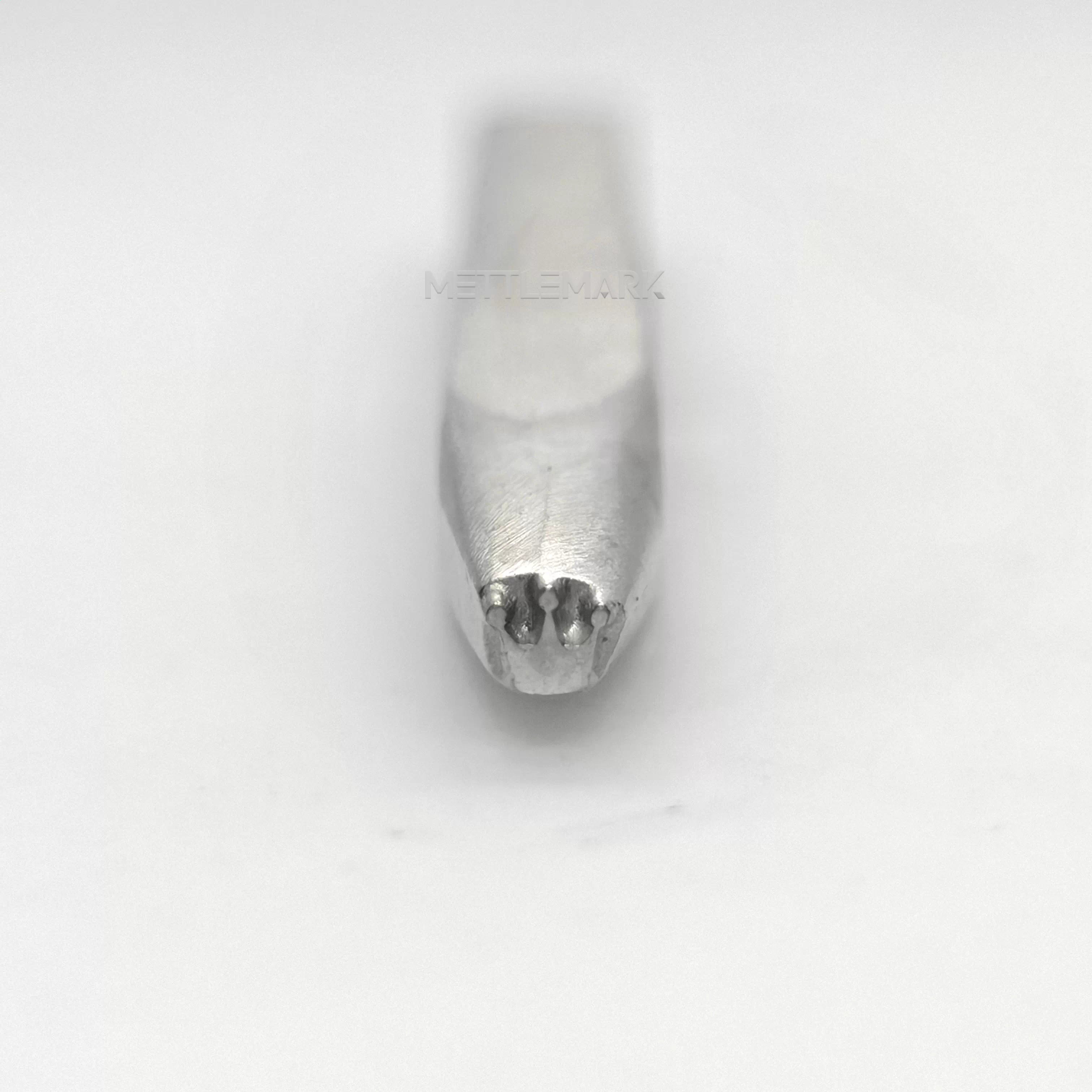 Metal stamping tool with CrownCrown