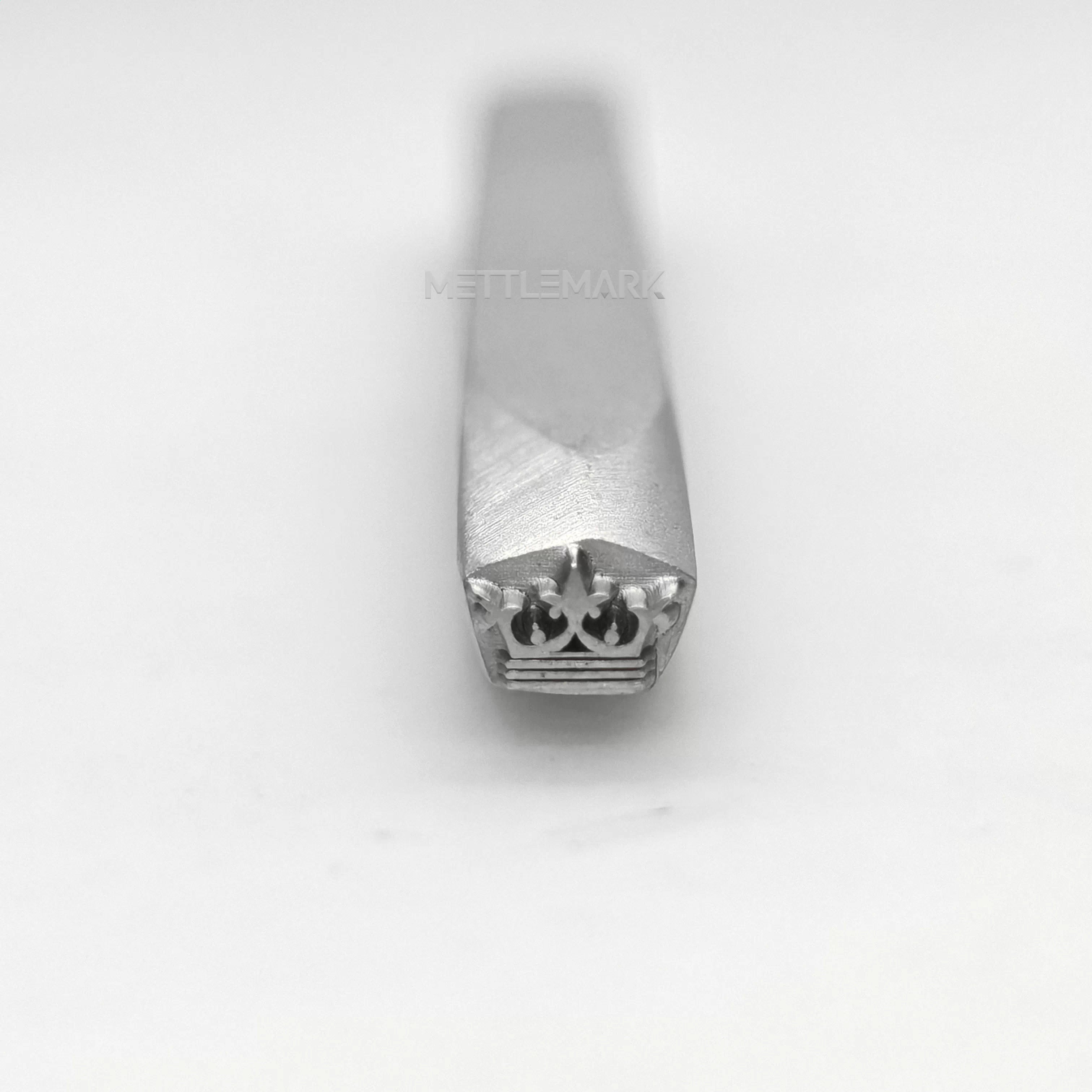 Metal stamping tool with CrownCrown