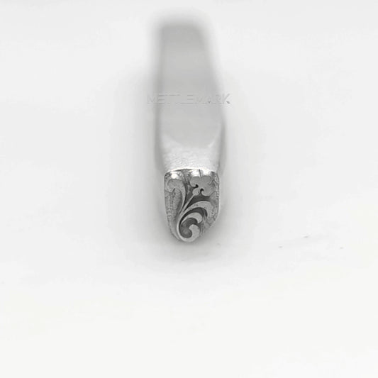 Custom Metal Design Stamp Flowers A Small Flower 3 Symbol - Memk-1197
