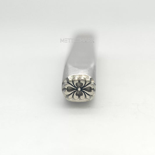 Custom Metal Design Stamp Flowers Chrysanthemum 2 - Memk-1278