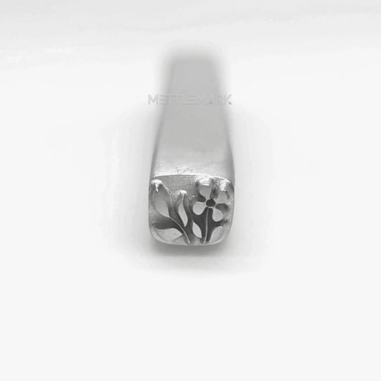Custom Metal Design Stamp Flowers Flowers - Memk-1274