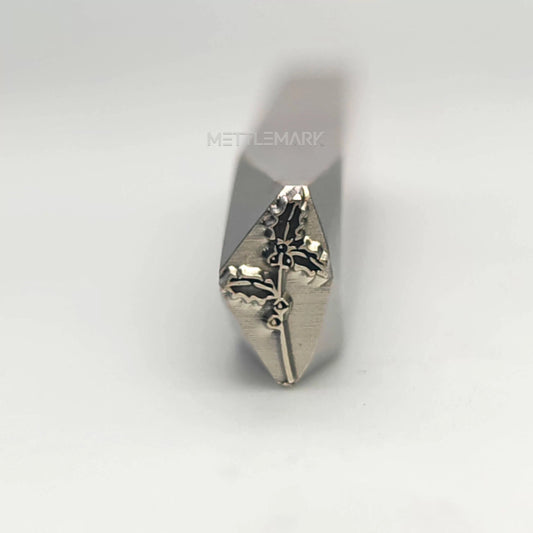 Custom Metal Design Stamp Flowers Lavender 2 - Memk-1284