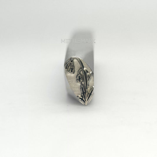 Custom Metal Design Stamp Flowers Orchid - Memk-1200