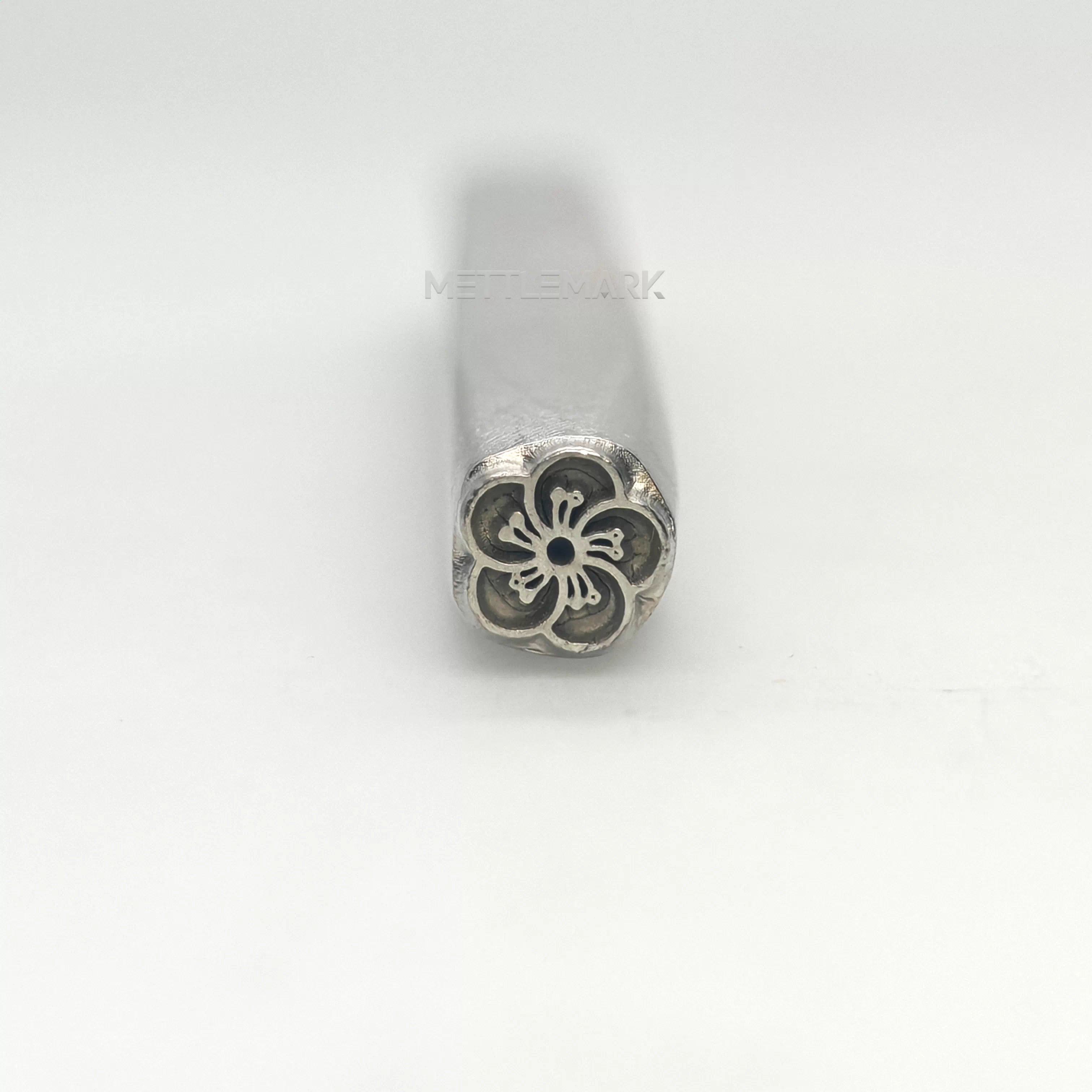 Custom Metal Design Stamp Flowers - Memk-1226